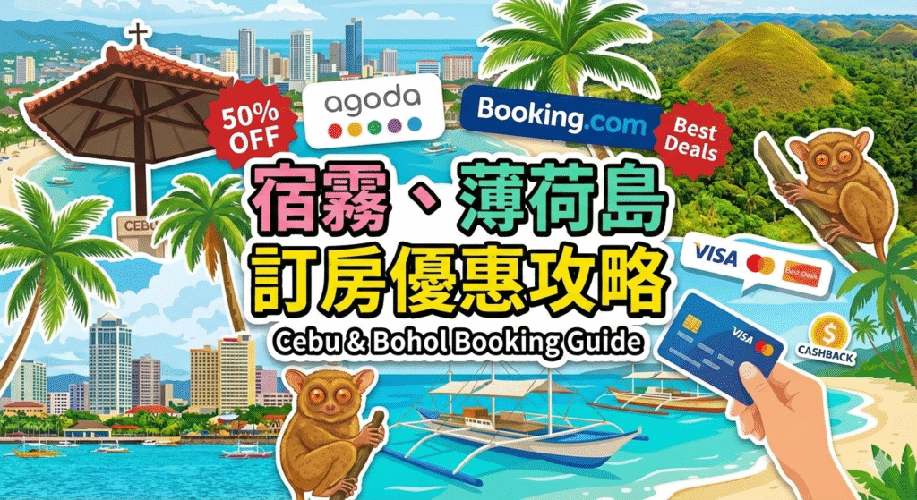如何訂到宿霧、薄荷島便宜住宿，信用卡優惠